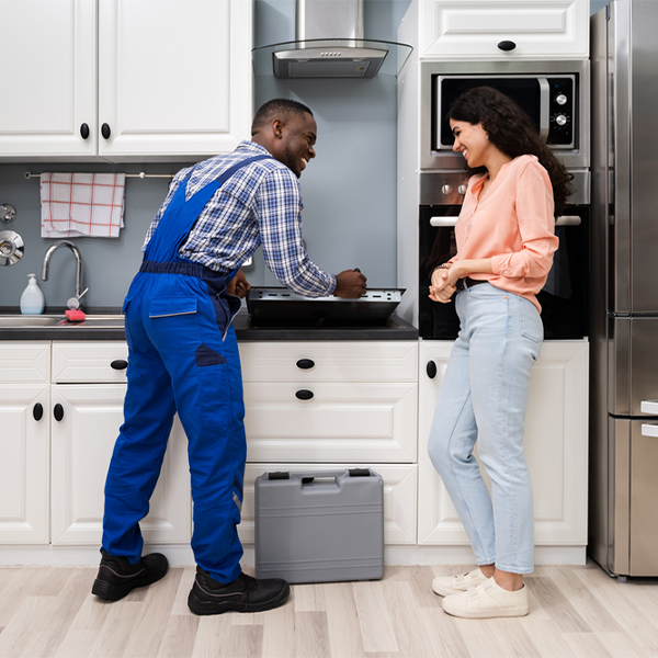 what kind of warranty do you offer on your cooktop repair services in Winn County